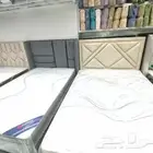 سرير مخمل جاهز وتفصيل حسب الطلب وجميع الاوان متوفره