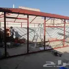 مشب نار بيت شعر تلبيس قماش
