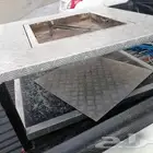 منقل حوافه المنيوم متر في متر ارتفع 54 قوي جدا