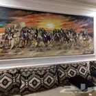 رسم فني خيول بالألوان لمحبي الفروسيه و التراث