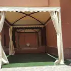 مظلات وسواتر حداد مشغولات تراثيه سندويش بنل