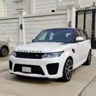 رنج روفر سبورت مودي 2017 ابيض داخلي أحمر نظيف للغايه