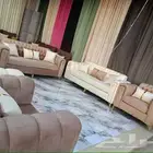مجلس كنب خمس قطع جاهز وتفصيل