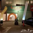 اضائات وبالونات للتأجير وبيع لافتتاح المحلات الجديده