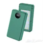 صندوق سعة 6 بطاريات نوع 18650 بنك طاقة واضاءة ب 20 led