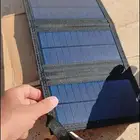 شحن الجوال USB طاقة شمسية قابلة للطوي والتعليق 5 فولت