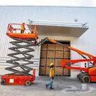 روافع شوكيه scissor lifts man lift  للايجار