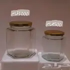 علب زجاجيه لحفظ العسل