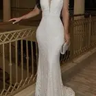 فستان نسائي ابيض للبيع