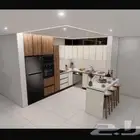 تفصيل مطابخ المنيوم صيانه وترميم جميع انواع المطابخ