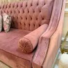 طقم كنب فخم شبه جديد استخدام بسيط ونظيف جدا