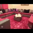 كنب 4في5 قطع زاويتين للبيع شبه جديد