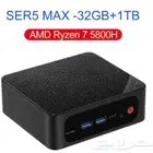 جهاز mini PC كمبيوتر صغير معالج رايزنRyzen7 5800H (مباع)