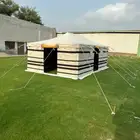 خيام صناعة باكستاني واجهة شفاف