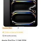 iPad Pro m4 2024