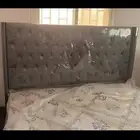 سرير كبير نفرين مع اسفنجة بيضاء نظيفه اخو الجديد