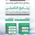 تسجيل برنامج التكميلي بكالوريوس لخريجي جامعه الملك خالد