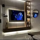 ديكور مداخل ديكور شاشه مرايا ليد