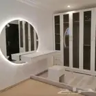 نوع الخشب MDF تايلندي معا قزاز المنيوم التوصيل والتركيب علين