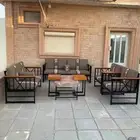 لتفصيل جلسات خارجية حديد خشب كراسي خارجية جلسات