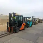 تأجير رافعات شوكيه - فوركلفت - forklift- شوكه - سكينه