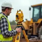 Total station and GPS surveyor for surveying work