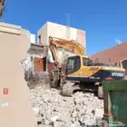 بوكلين لهدم المباني القديمه محايل عسير بارق المجارده خاط عبس