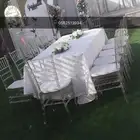 كراسي ذهبي و شفاف للايجار