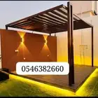 تنفيذ مشآريع مظلات وسواتر وديكورات وصبغ ورق جدران .بالاحساء