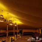 تركيب الخيام وبيوت الشعر تفصيل شراعات المطر