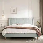 عرض خاص  سرير أنيق مع ضمان سرير خشب متين   تصميم عصري سرير