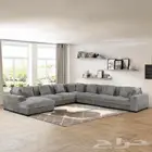 كنب أمريكي هاي كواليتي تسليم سريع ضمان 5سنين على الاسفنج