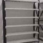 يوجد لدينا جميع انواع ارفوف وطني وصيني مستودعات وبقالات جديد