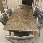 طاوله طعام تركى 6 كراسى قابله للتتكبير. حالتها جديده