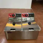 قلايات_بطاطس حوض مفرد ودبل فوق كاونتر - استانلس استيل