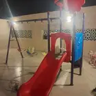 مراجيح زحاليق متصلة ومنفصل أشكال وأحجام متنوعة ومتعددة