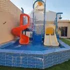 شاليهات نايت بارتي للإيجار اليومي حي الرمال الرياض