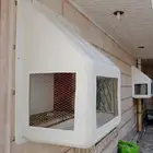 شبك مكيف اغطية شفات طاردطيور شبك تيك