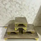 طاولات اربعه صغير واحد كبير نظيف جدا