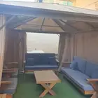 مظلة وجلست حديقة