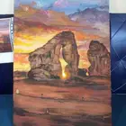 رسم لوحات كانفس بألوان الزيتية الإكليرك