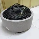 السلام عليكم ورحمه الله وبركاته شواية فحم دائريه