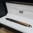 قلم ستار ووكر مونت بلانك ذهبي وأسود أصلي