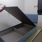 سرر قطيفي خشب تخزين من تحت قوي يوجد عدة مقاسات