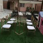 تجهيز حفلات ومناسبات طاولات استقبال طاولات عشاء استندات تخرج