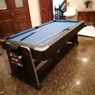 العاب متعددو 4 ب 1 بلياردو تنس هوكي مقاس 7 قدم ولعاب فرفيره