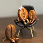 عائلة انسه بنه مجسم بن قهوة ثلاثي الأبعاد 3D