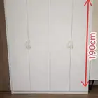 New 4door wardrobe white color