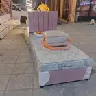 سريرمفرد مرتبه ودولاب مخده لحاف