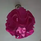 للبيع نجف ثريا وردية بتصميم زهري أنيق   قطعتان